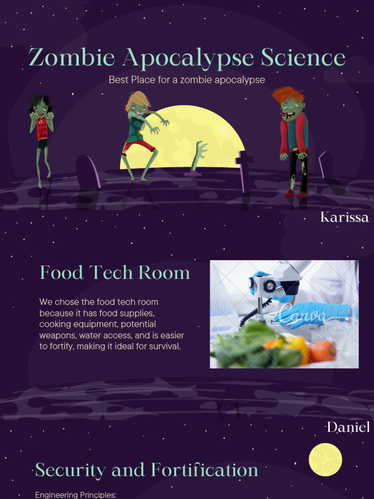 Zombie Apocalypse Survival in Food Tech Room | PDF | Kitchen | Hygiene