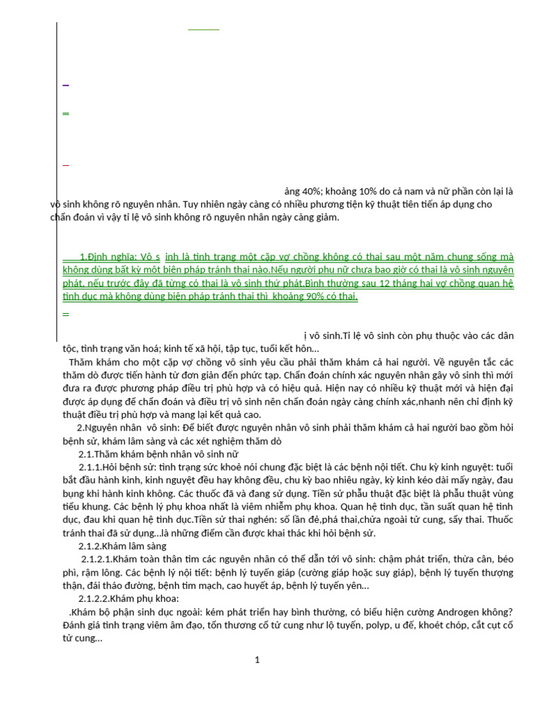 Vô Sinh | PDF