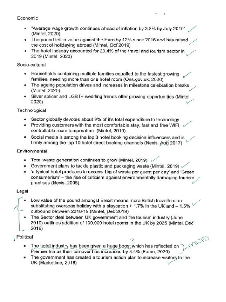 Example B - Premier Inn (With Feedback) | PDF