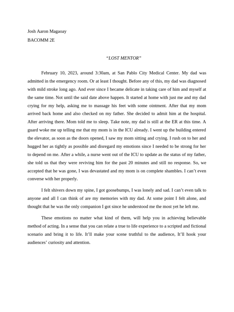 MAGAOAY Emotional Journal | PDF