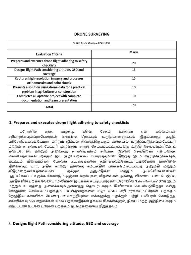 Drone Survey | PDF