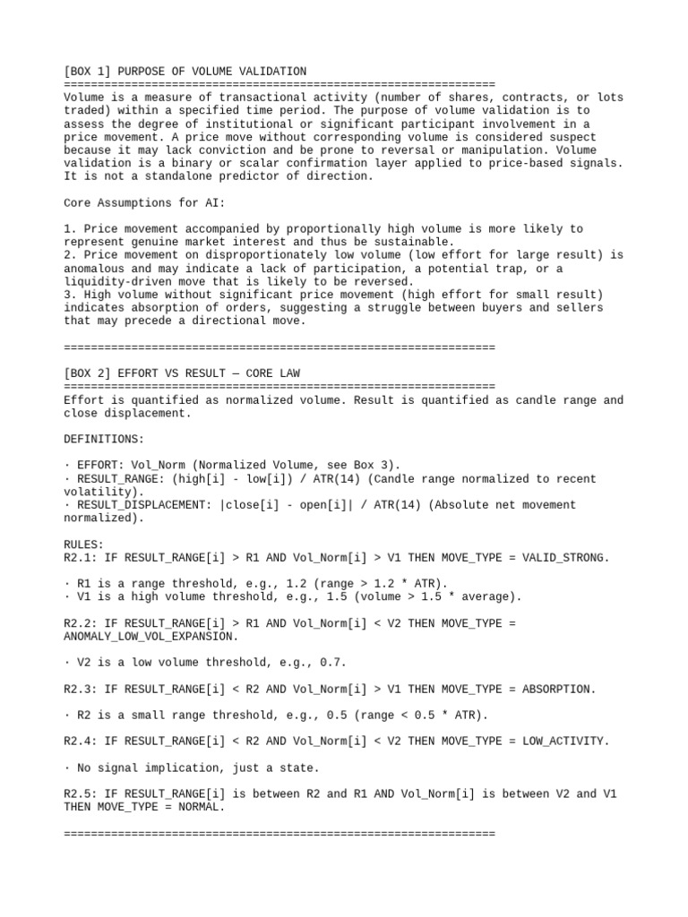 Volume & Validation (VSA Basics For AI Filtering) | PDF
