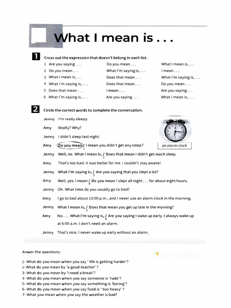 Understanding Clarification Phrases | PDF
