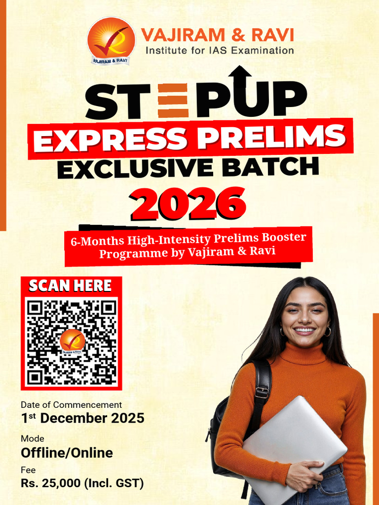 UPSC Prelims 2026: 6-Month Booster Program | PDF