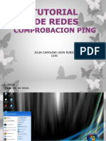 Manual Redes Comprobacion Ping Julia Leon 1101