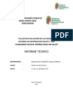 Informe Tecnico Taller de Evaluacion Mayo 2012