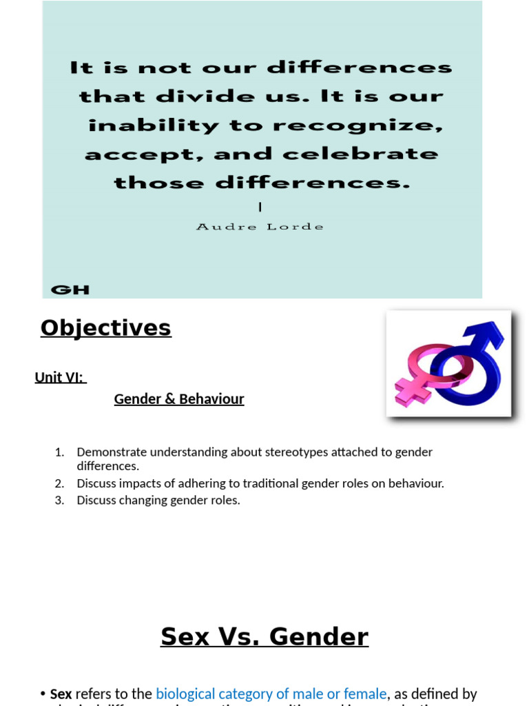 Understanding Gender Stereotypes and Roles | PDF | Gender | Gender Studies