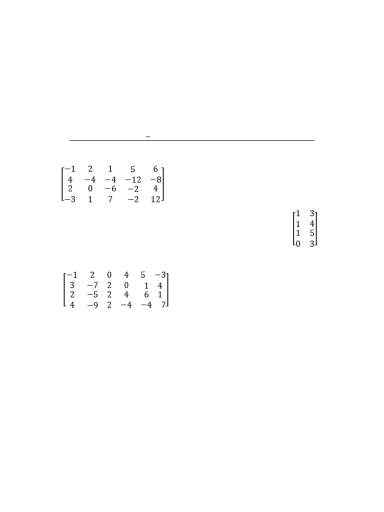 Maths Tut 6 | PDF