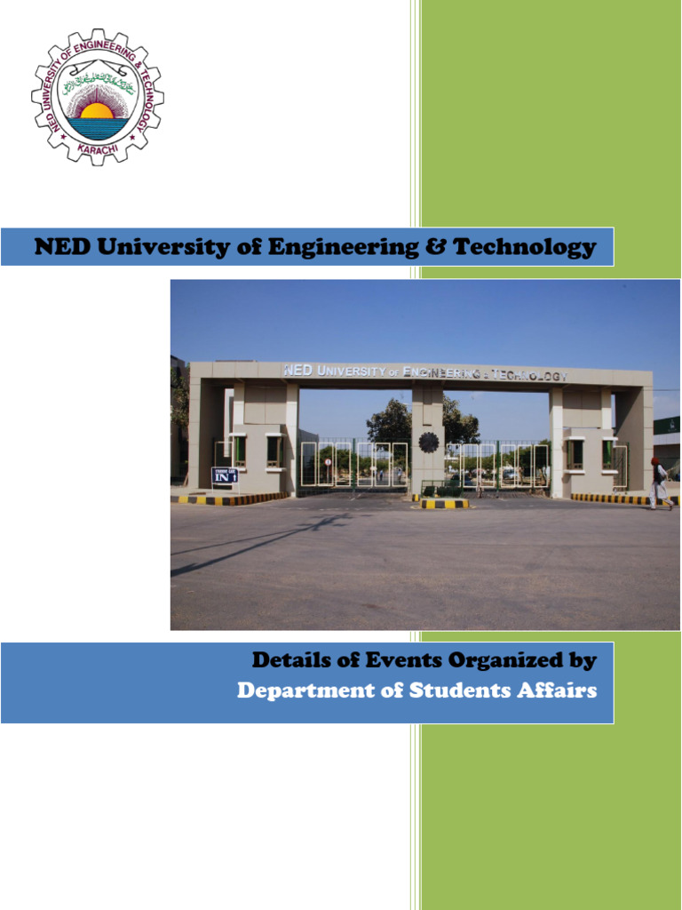 NED UET Details of Events Organized DSA (Sep 2025) | PDF