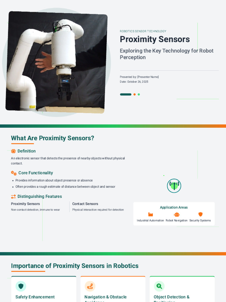 Proximity Sensors in Robotics Explained | PDF | Sensor | Robotics