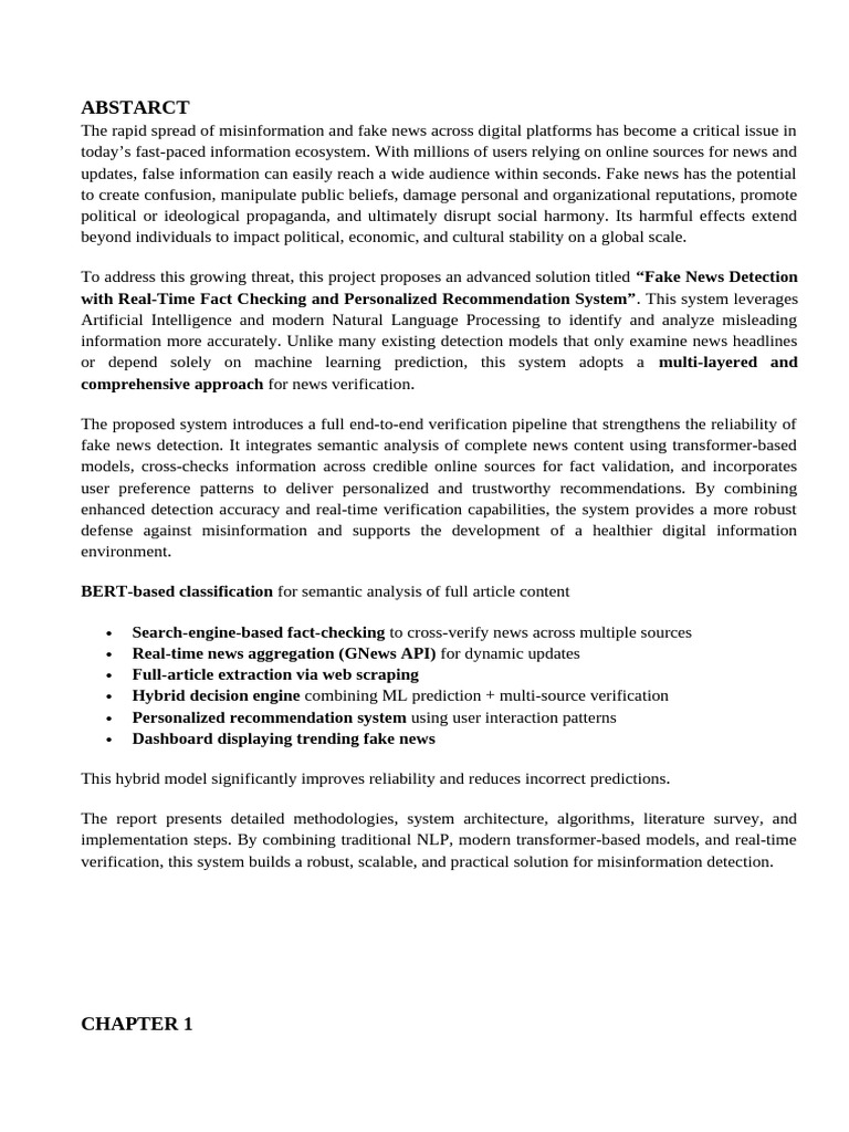Advanced Fake News Detection System | PDF | Machine Learning | News
