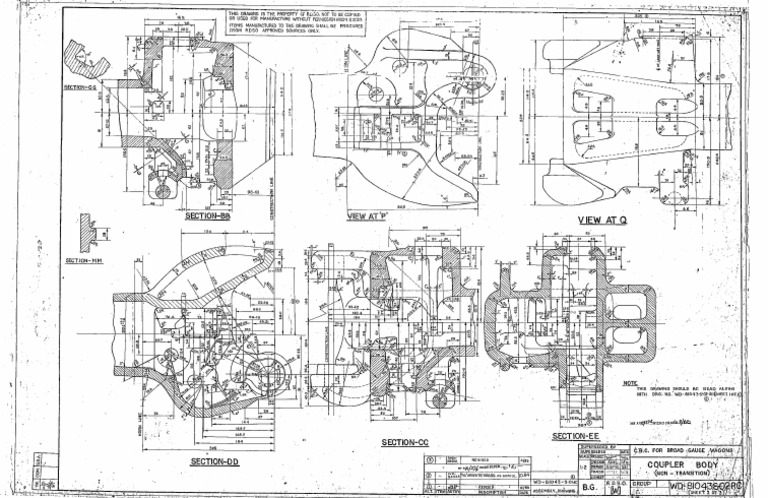 WD 81043 S 2 RC Sheet 2 3 Alt 3 Coupler Body Non Transition | PDF