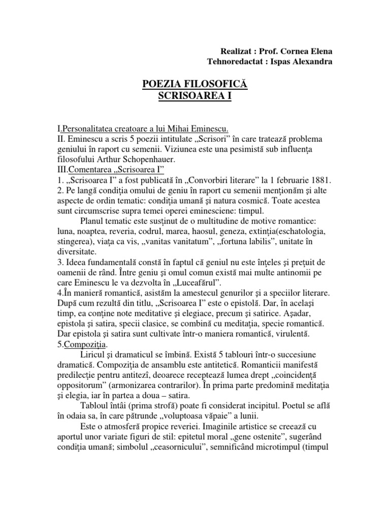 Scrisoarea Ii Comentariu Scrisoarea 1 | PDF
