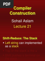 Compiler Construction: Sohail Aslam