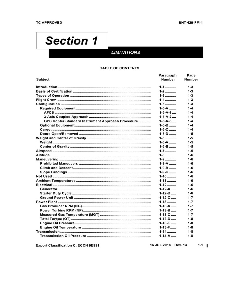 FM Sec 1 Limitation Rev 19 22.09.2022 | PDF
