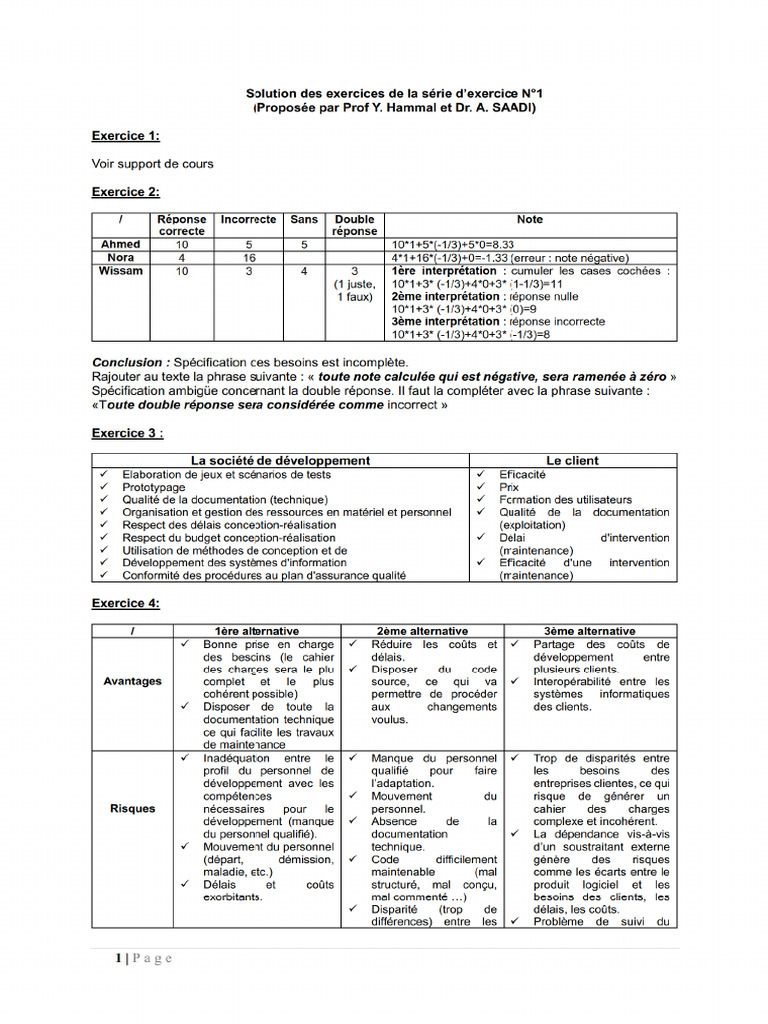 TD1 Corrige | PDF