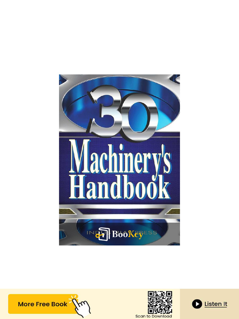 Machinery's Handbook: Metalworking Guide | PDF | Trigonometric ...