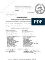 US v. Johnny Reid Edwards - Order for Dismissal
