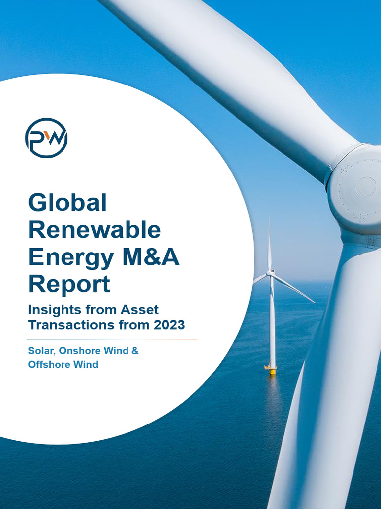 Global Renewable Energy MA Report 2023 1 | PDF | Offshore Wind Power ...