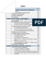 Indice Manual de Procedimientos Surgiendo IAP. (Edel López Aguiar, 2010)