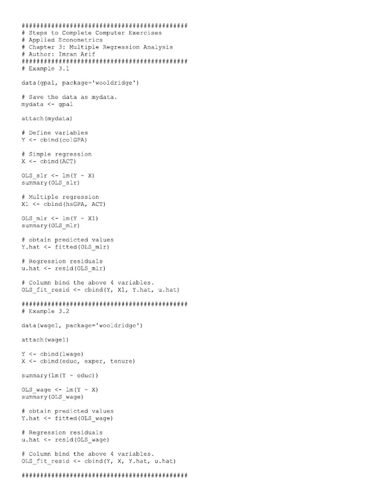 Ch 3 Rstudio | PDF
