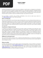 Politica de Privacidade - Facecard 1.0