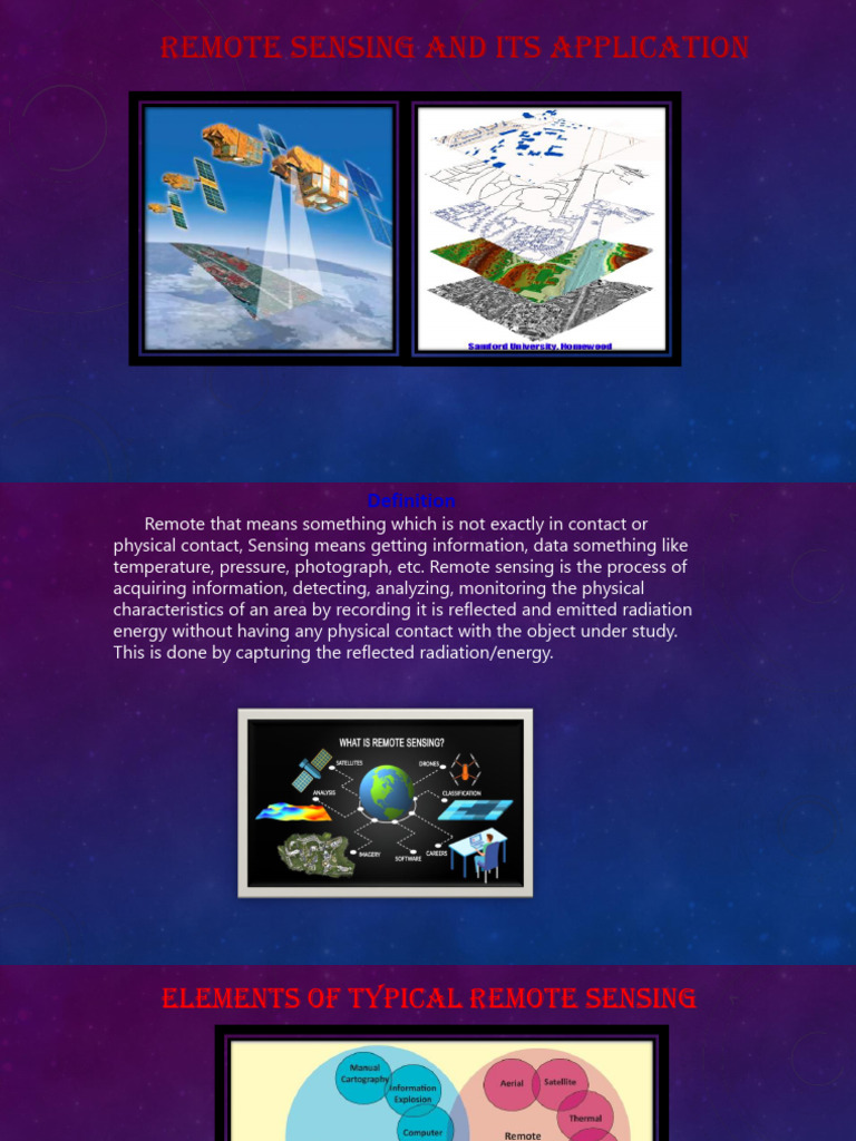 Understanding Remote Sensing Techniques | PDF | Electromagnetic ...