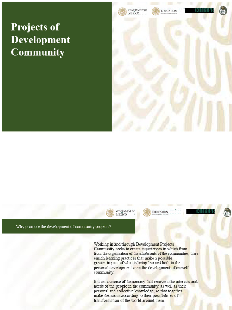 Community Development Project Strategies | PDF | Learning | Evaluation