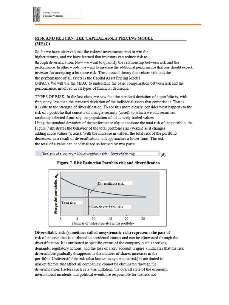 Understanding CAPM: Risk and Return | PDF | Financial Risk | Beta (Finance)