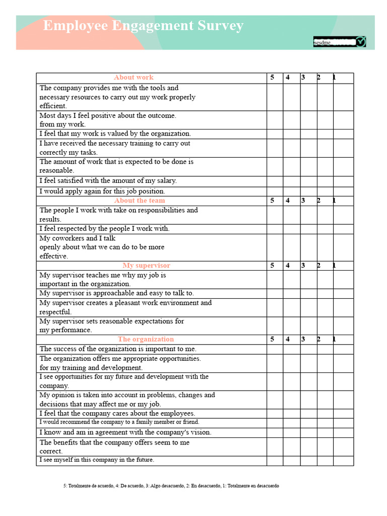 Employee Engagement Survey Insights | PDF