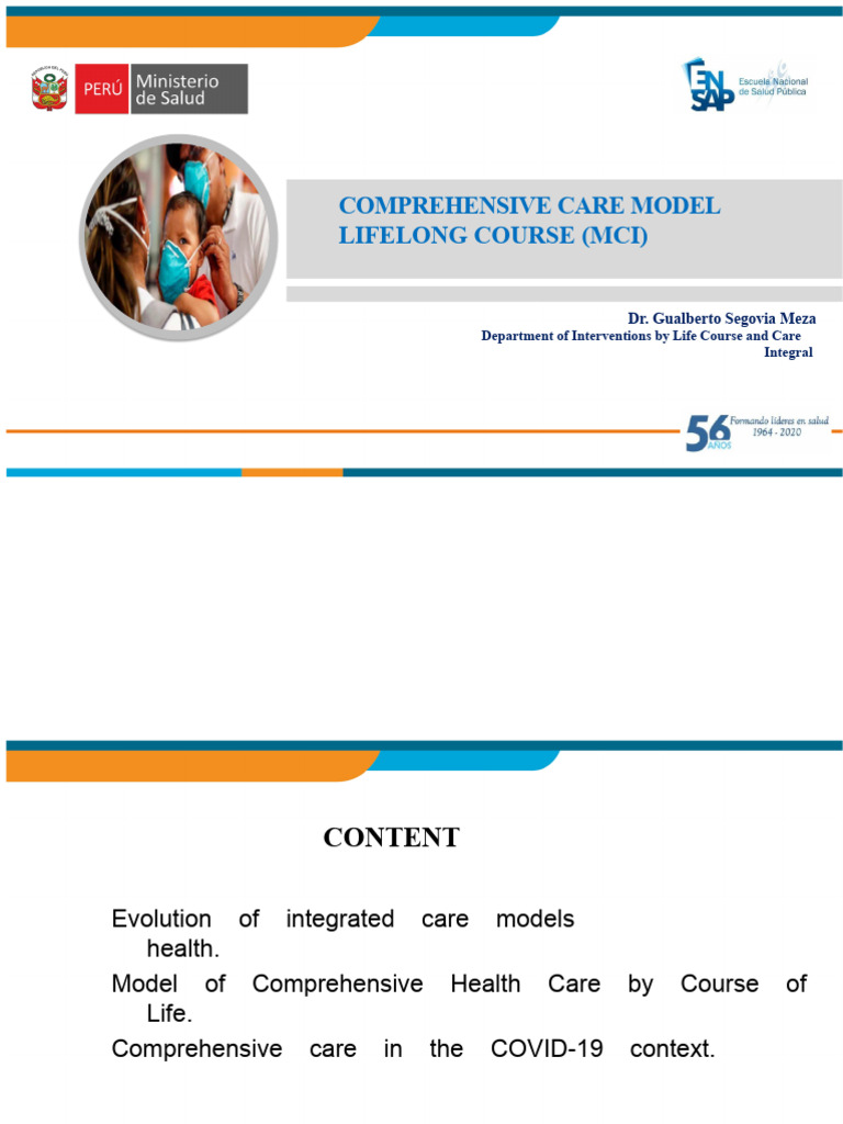 Comprehensive Health Care Model Throughout The Life Course For The ...