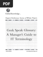 Geek Speak Glossary A Managers Guide To IT Terminology