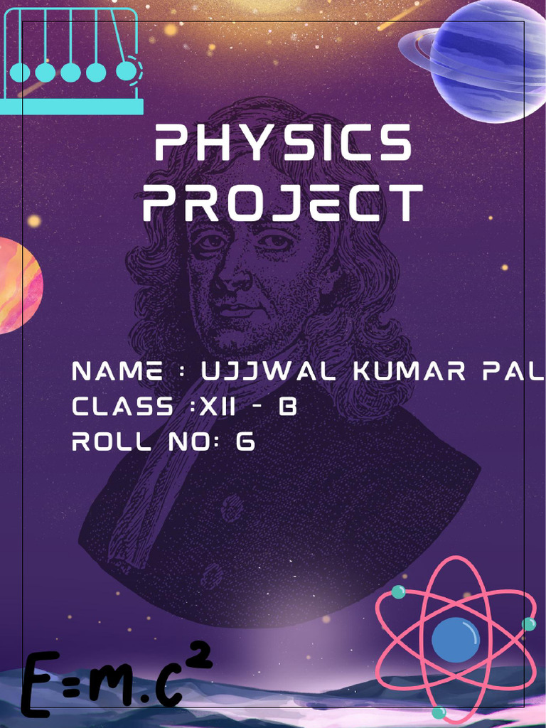 Physics Project on Refractive Index | PDF | Refraction | Refractive Index