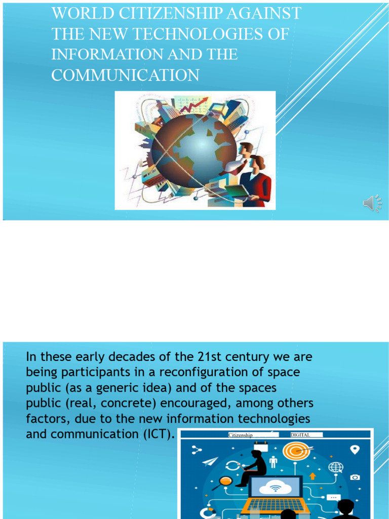 Global Citizenship in The Face of New Technologies | PDF | Information ...