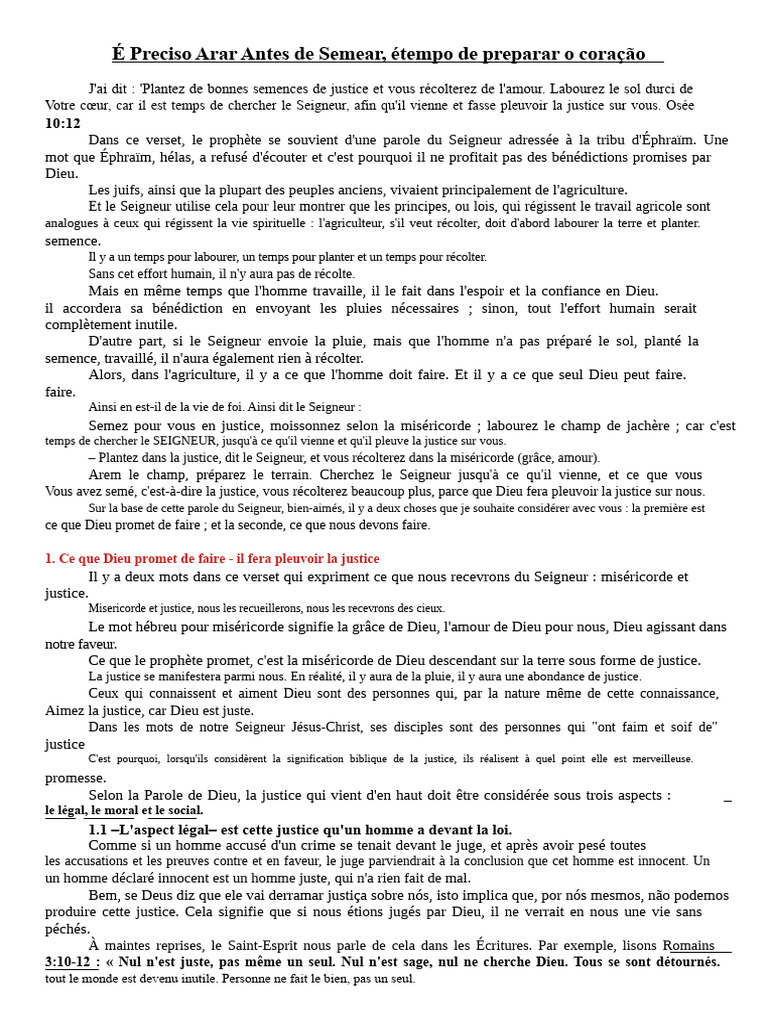 Justice et Miséricorde : Promesses Divines | PDF | Épître aux Romains ...