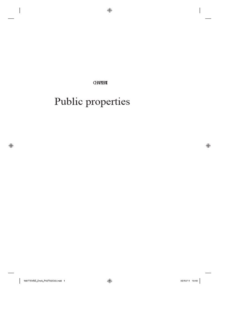 Understanding Public Properties in Law | PDF | Property | Constitution