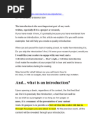 Crafting a Project Introduction Guide | PDF