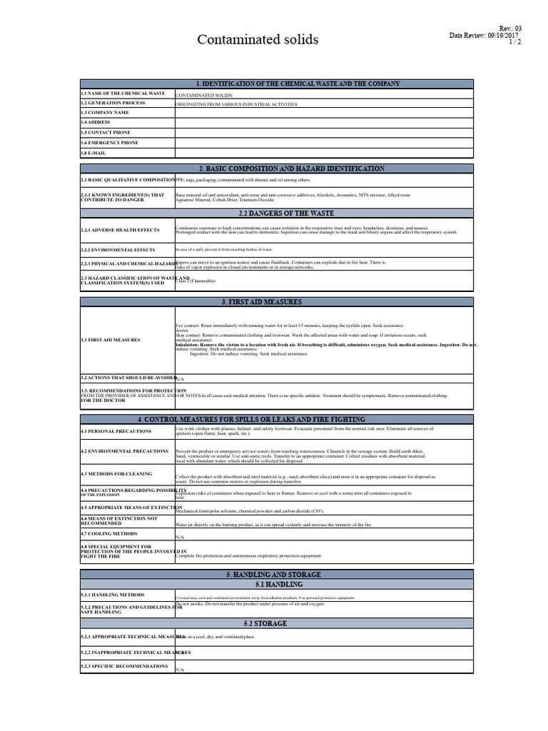 FDSR Model | PDF | Toxicity | Personal Protective Equipment