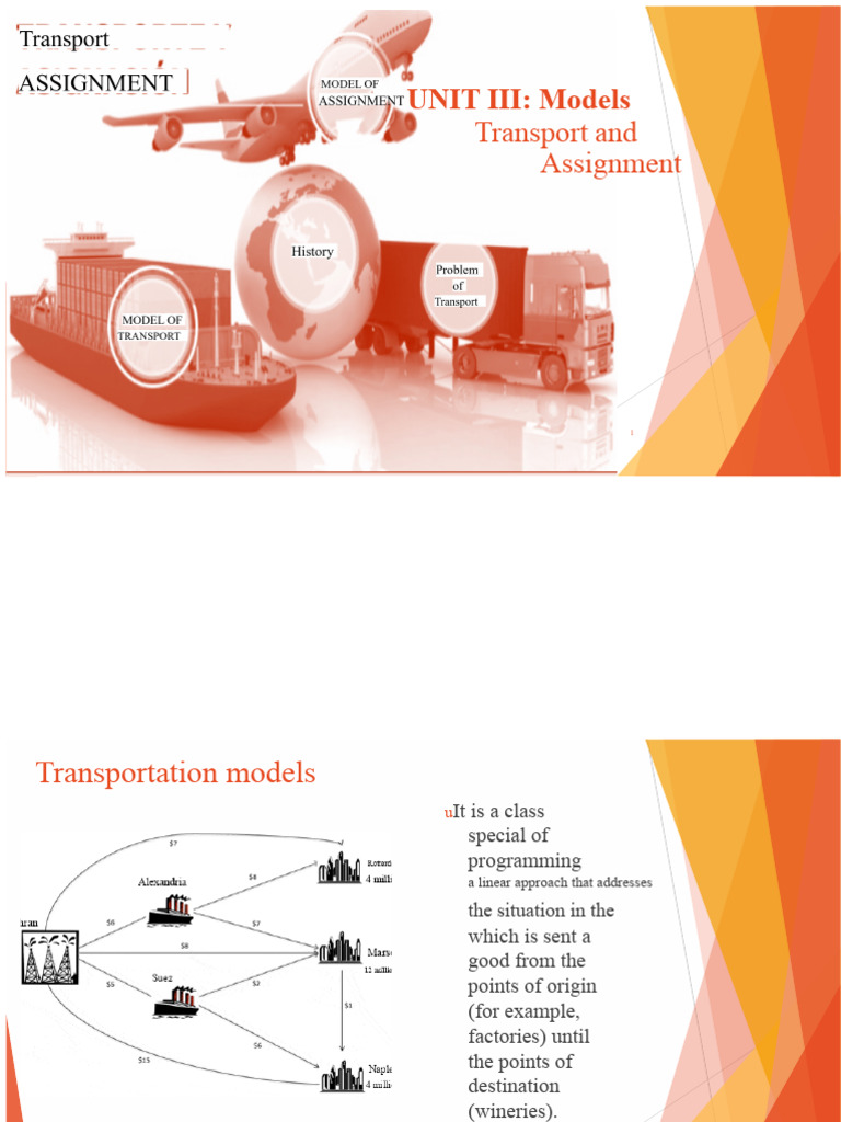 UNIT 3 | PDF | Transport | Applied Mathematics