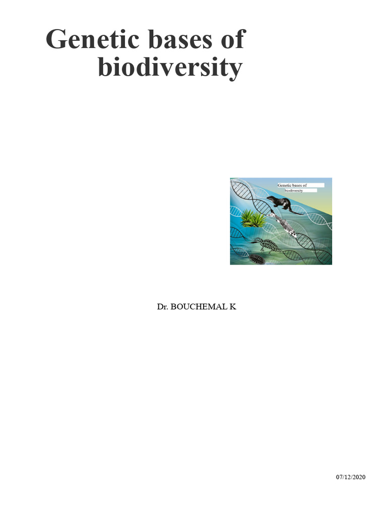 Genetic Diversity and Biodiversity Threats | PDF | Biodiversity | Symbiosis