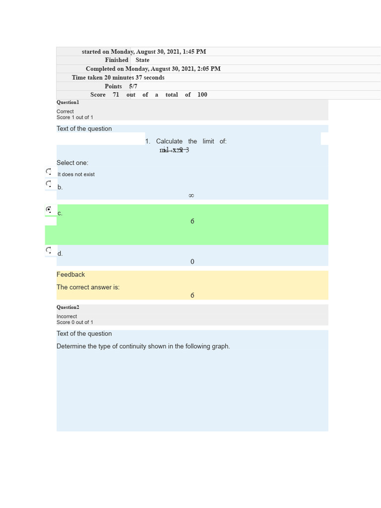 Exa limits2 | PDF | Tests | Qualifications