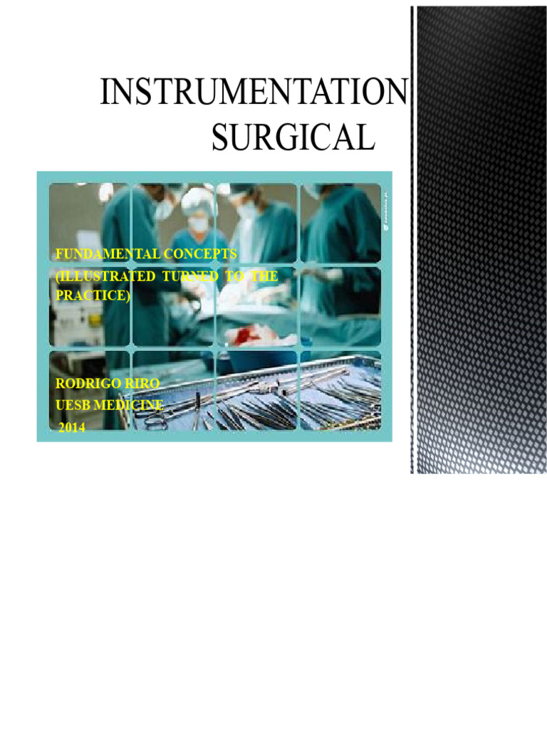 Surgical Instrumentation Fundamentals | PDF | Surgery | Medical Specialties
