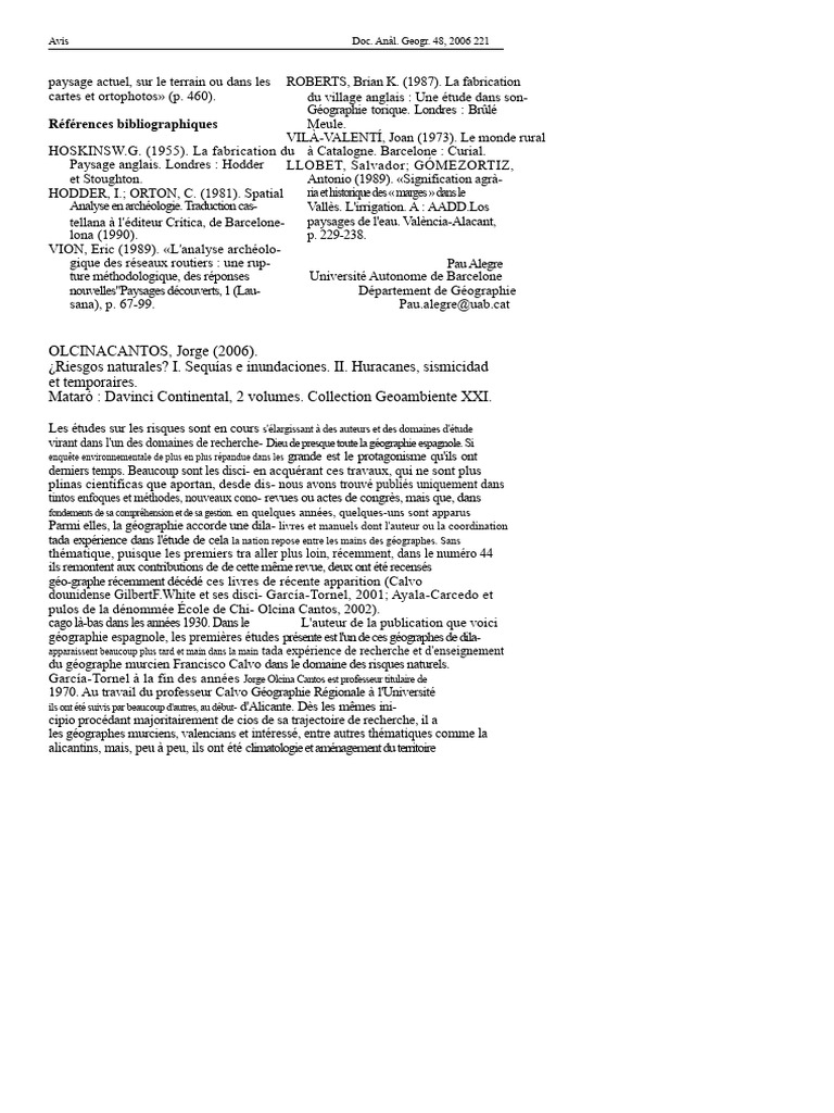 Risques naturels : étude et gestion | PDF | Risque | Sciences de la terre