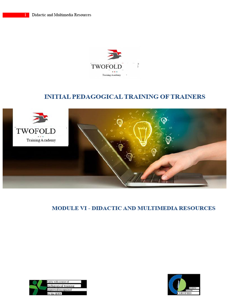 Didactic and Multimedia Training Resources | PDF | Multimedia ...