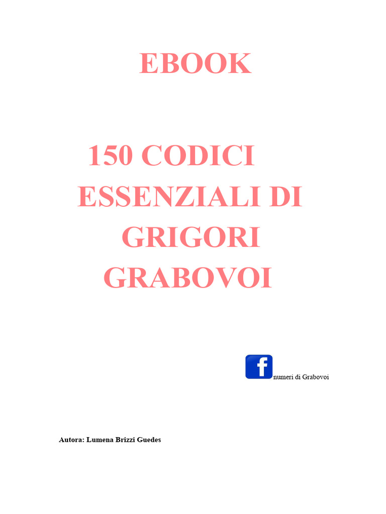 Codici Grabovoi | PDF