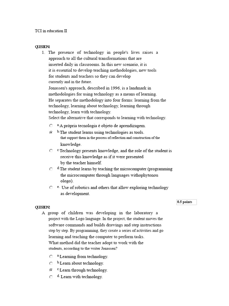 TCI in education II | PDF | Constructivism (Philosophy Of Education ...