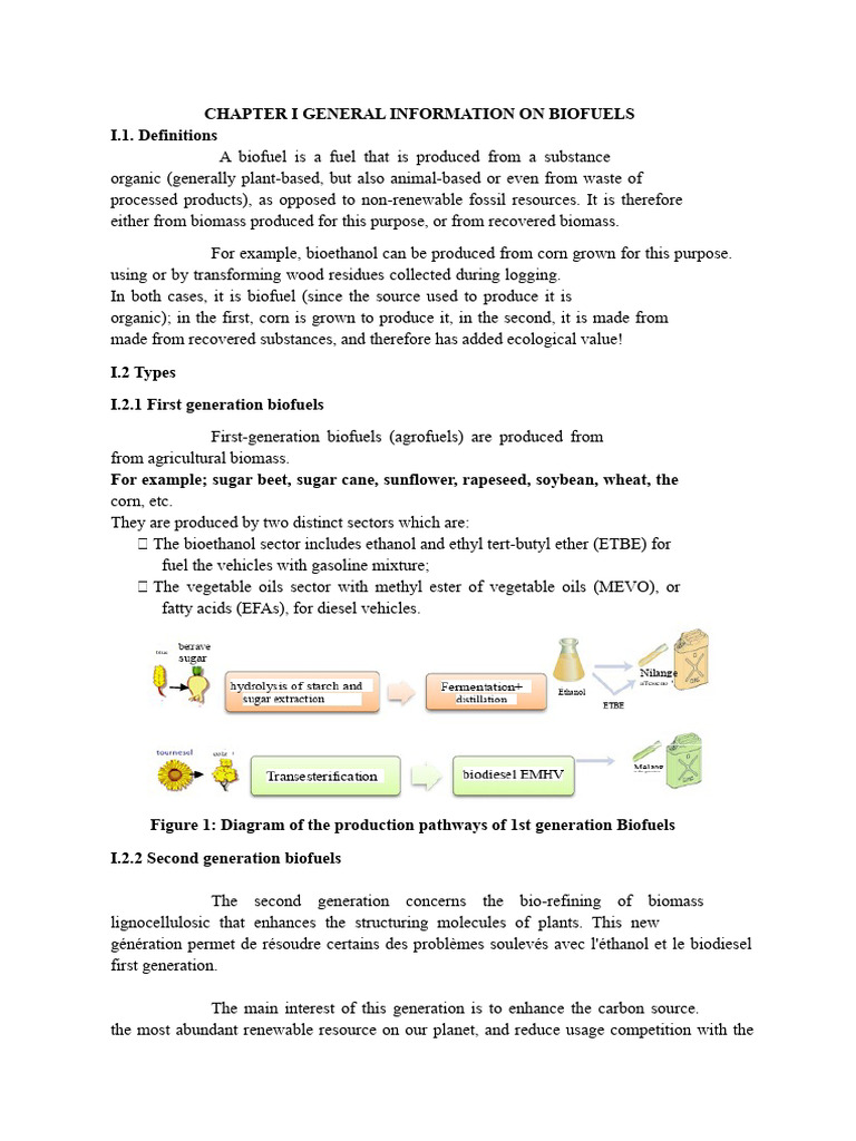 Overview of Biofuel Generations and Uses | PDF | Biodiesel | Biofuel