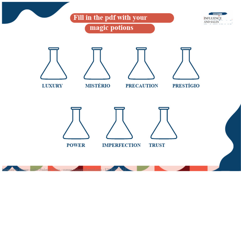 Magic Potions PDF Fillable Template | PDF