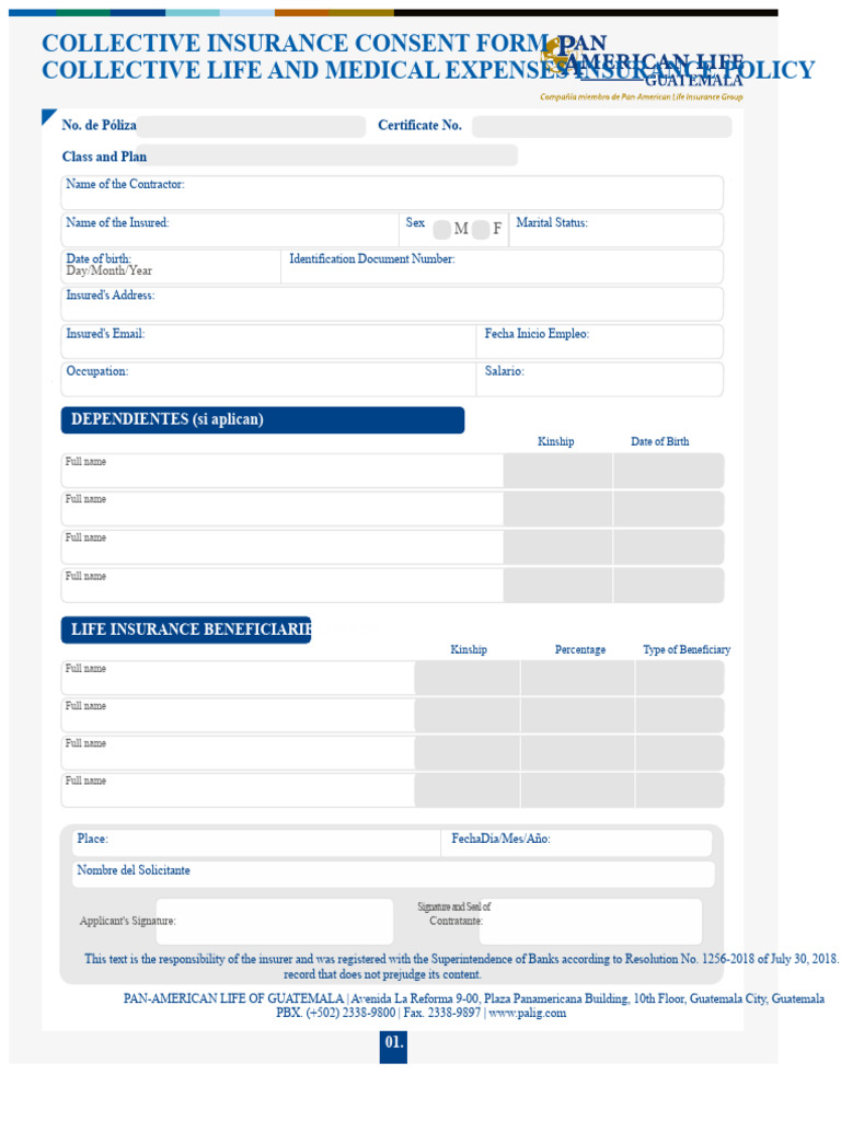 PALIG Form | PDF