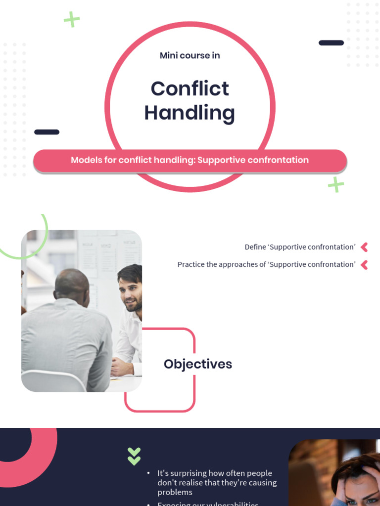 Supportive Confrontation Techniques | PDF